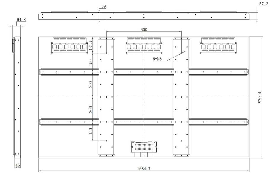 75inch RisingStar Ultra-bright Lcd Panel