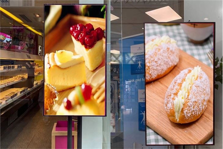 Window Facing Monitor LCD Displays