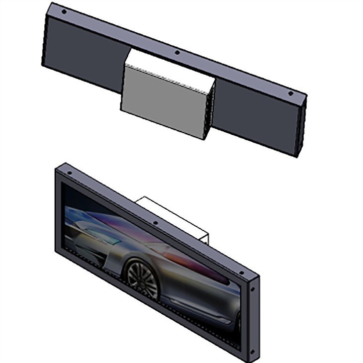 15.6 Inch 500 Nits Stretched LCD Display