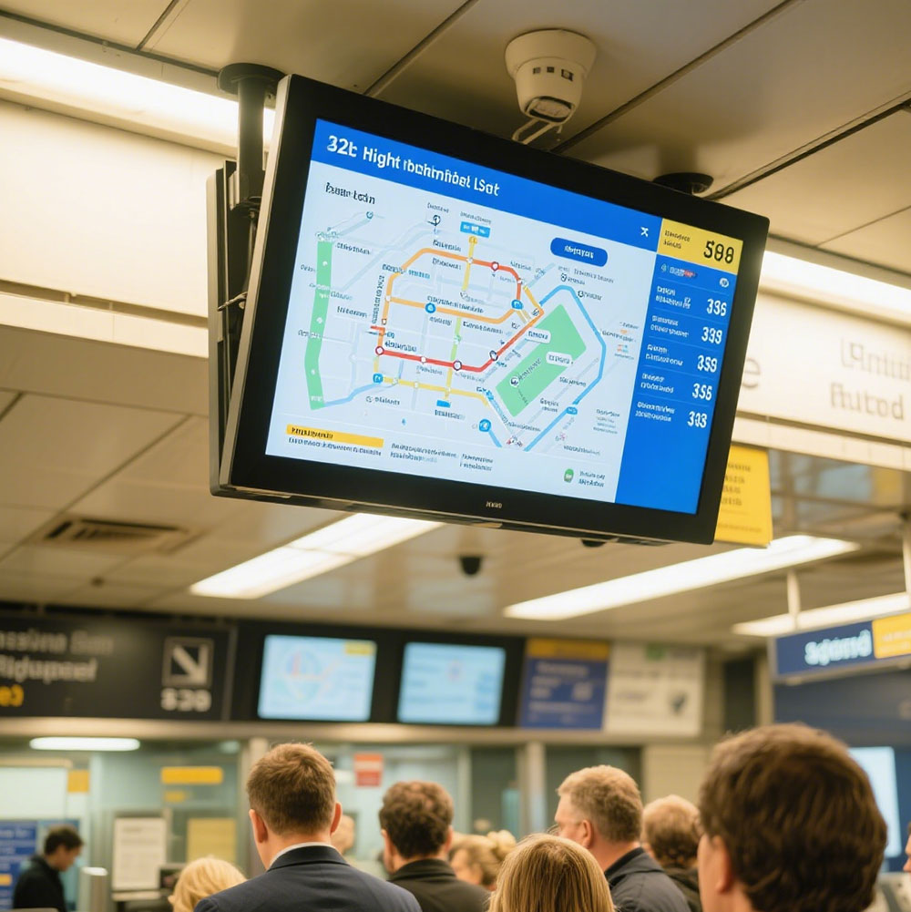 High-Resolution Outdoor LCD Displays for Superior Visibility and Performance