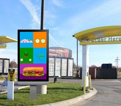 32 Inch high brightness Outdoor Digital Advertising Screen