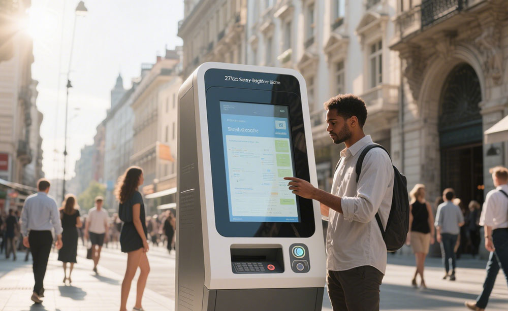 China Stretched Bar LCD Display Solutions for Outdoor Digital Signage